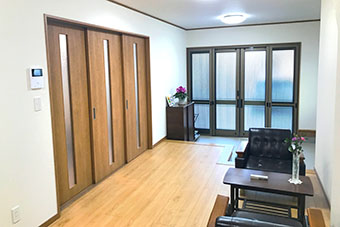 大規模リノベーションで一新されたリビング